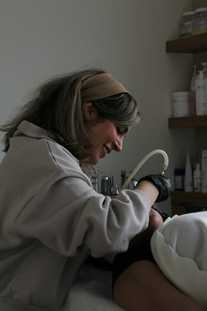 Hydrafacial treatment for deep hydration in Parrish spa