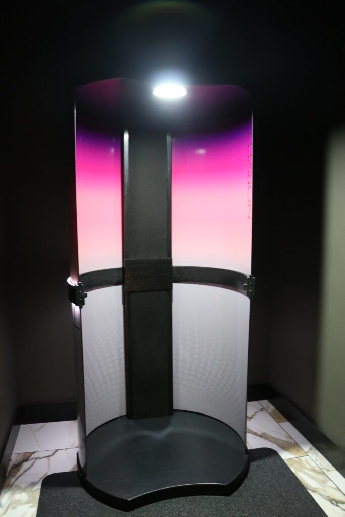 Mystic Tan Spray Booth at Sun Tanner