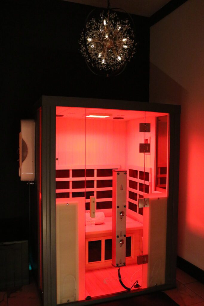 Halo therapy session at Sun Tanner Spa