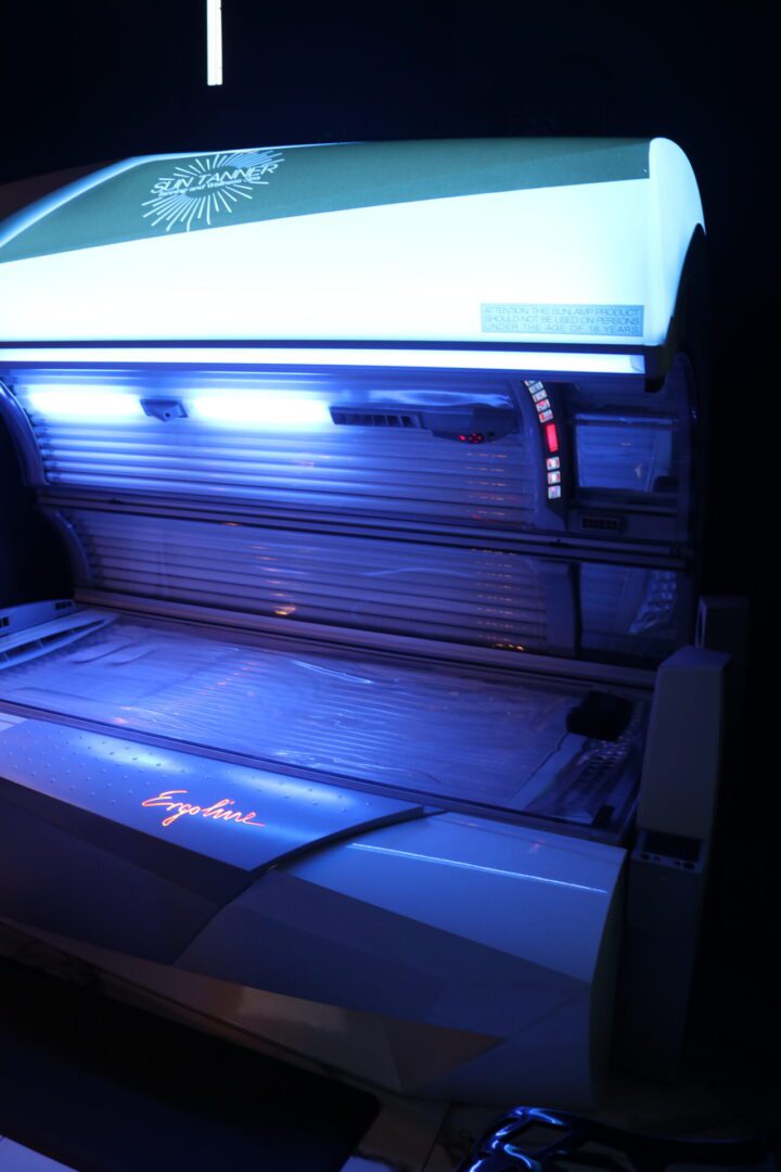 Custom tanning beds at Sun Tanner Parrish